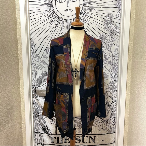 🌈 Amazing Vintage art blazer - Picture 2 of 11